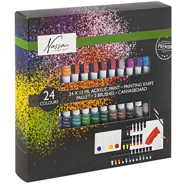 Classic Acrylfarben 24-set (12 ml)