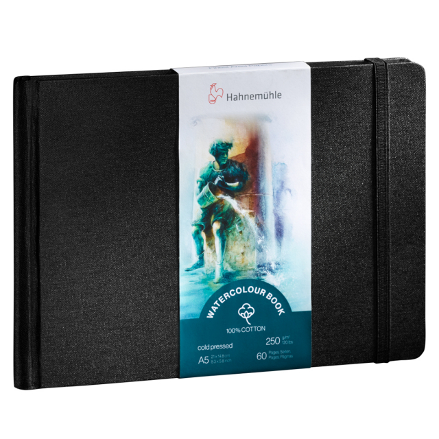 Watercolour Book Aquarellbuch A5 250g Querformat