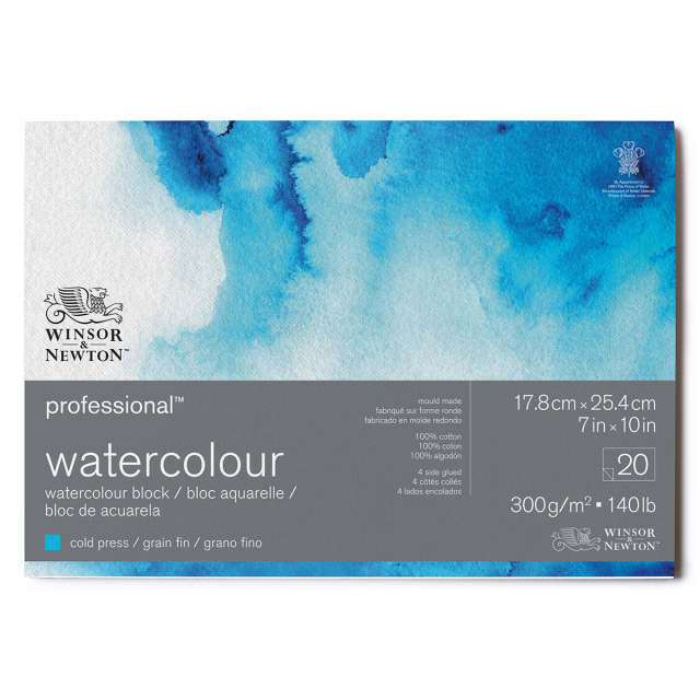 Professional Aquarellblock CP 18x26cm 300g