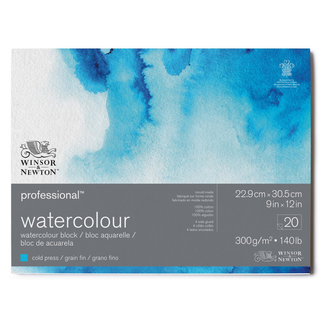 Professional Aquarellblock CP 23x31cm 300g