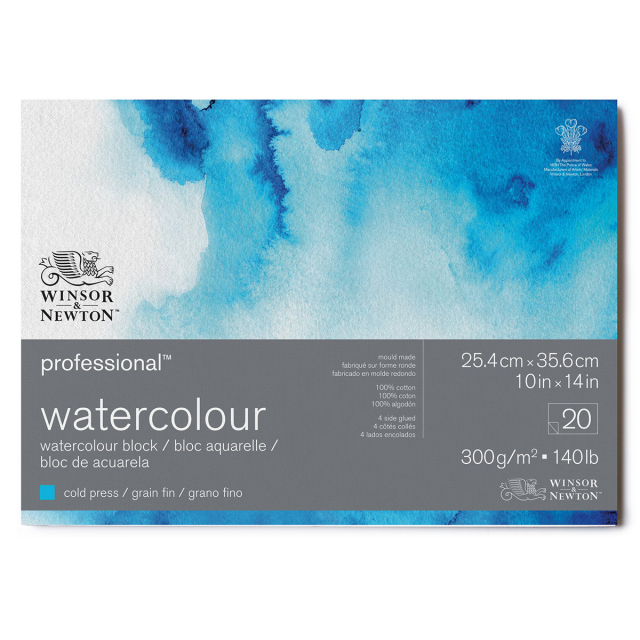 Professional Aquarellblock CP 26x36cm 300g