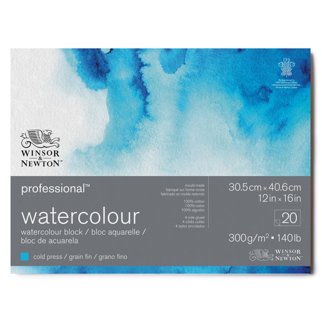 Professional Aquarellblock CP 31x41cm 300g