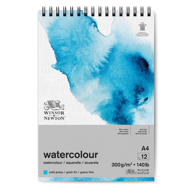 Aquarellblock Spirale A4 300g