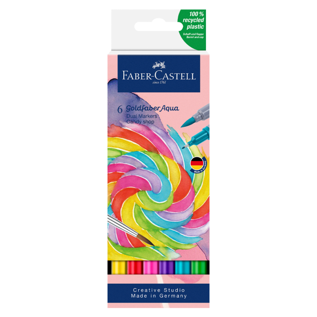 Goldfaber Aqua Dual Marker 6er-Set Candy shop