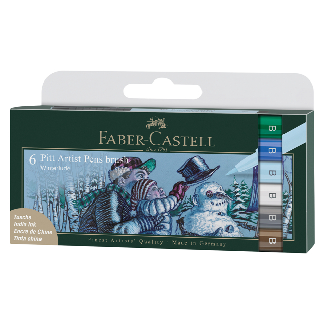 PITT Artist Brush 6er-Pack Winter