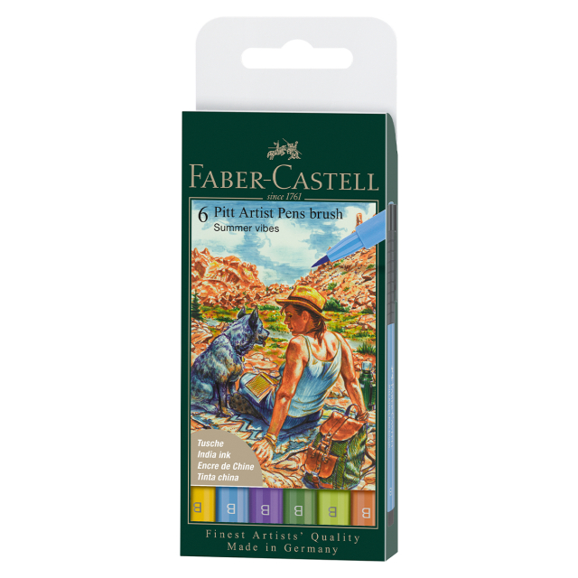 PITT Artist Brush 6er-Pack Summer