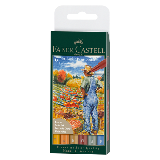 PITT Artist Brush 6er-Pack Fall