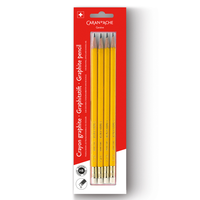 Bleistift 4er-Pack HB medium