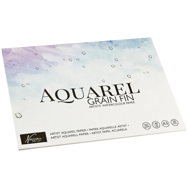 Aquarellblock A3, 20 Blatt