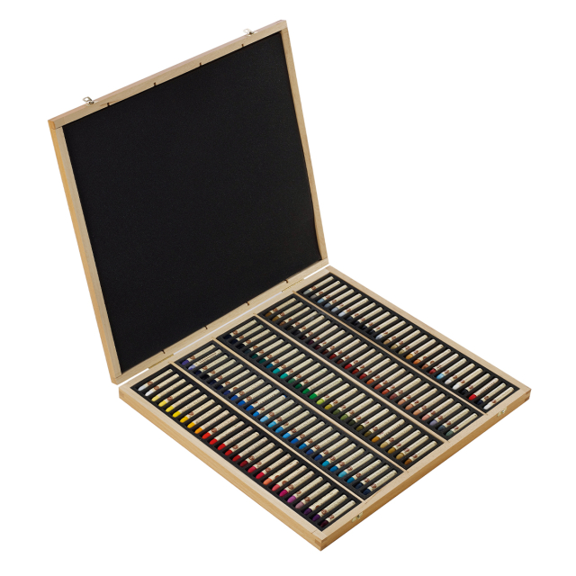 Ölpastel 5ml 120er-Set Holzbox