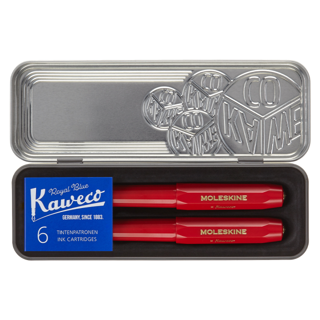 Kaweco x Moleskine Set Rot