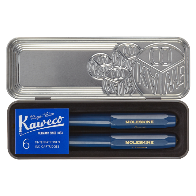 Kaweco x Moleskine Set Blau