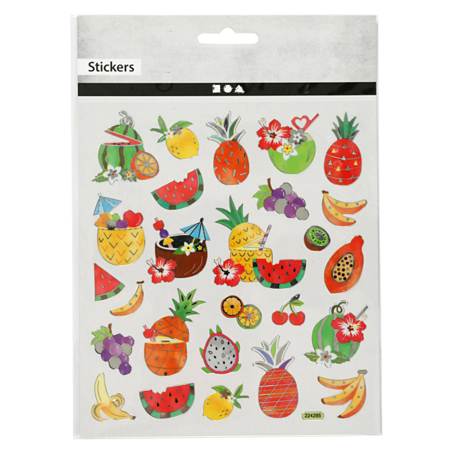 Stickers Früchte 1 blatt