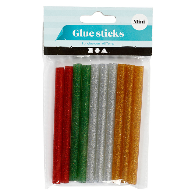 Heißkleber-Sticks Glitzer 7 mm 10 Stk