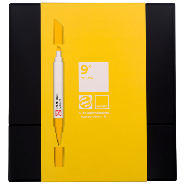 Marker 9er Set Yellow