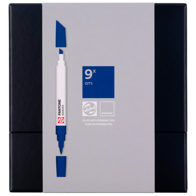 Marker 9er Set City