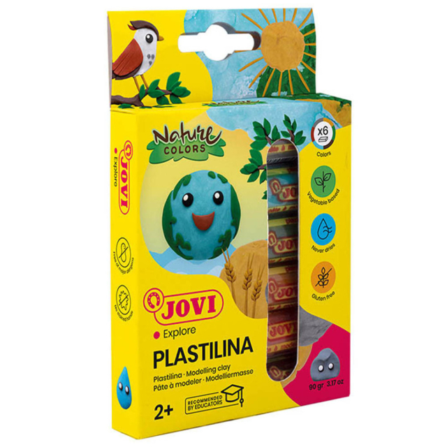 Plastilina Knetmassa 6 Stück Nature 15 g