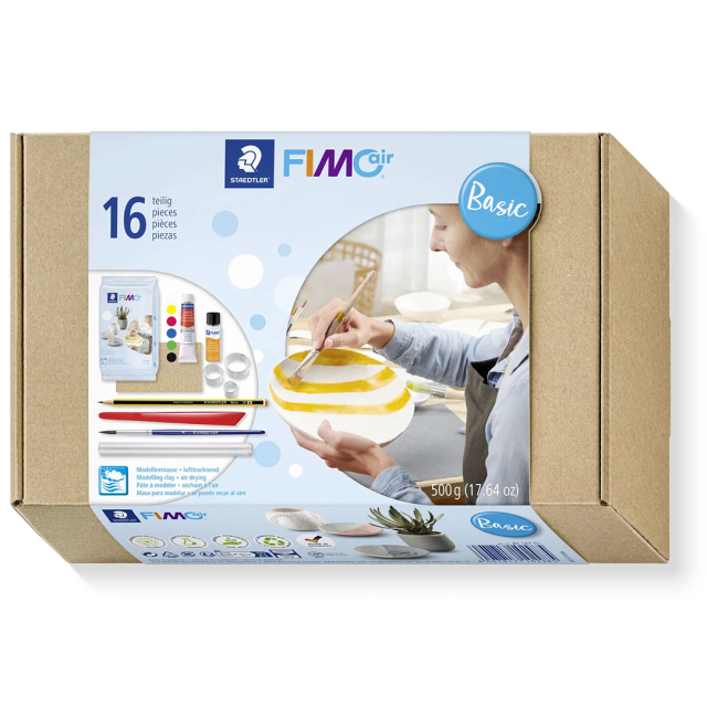 FIMO Air Mix-set Basic 16 Teile
