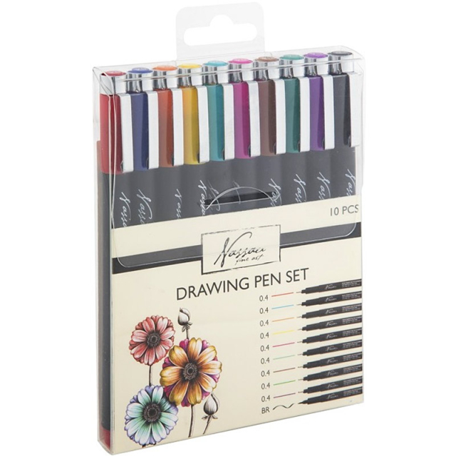 Fineliners Colour 10-set
