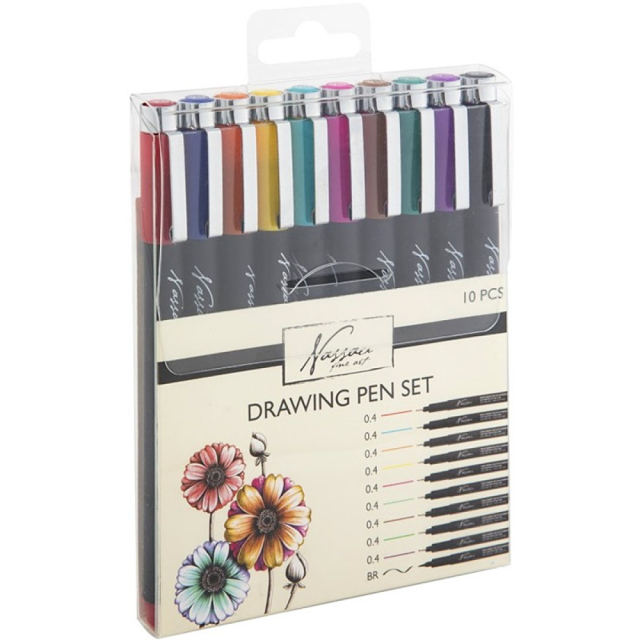 Fineliners Colour 10-set