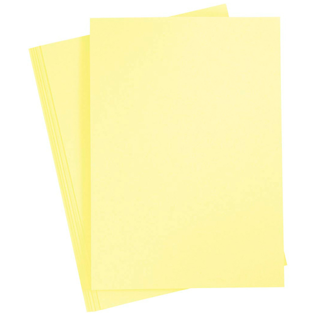 Farbiges Papier Hellgelb A4 180g 20 Blatt