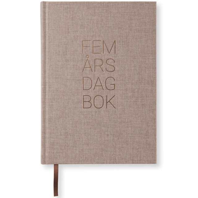 5-Jahre Tagebuch A5 Brown Oak