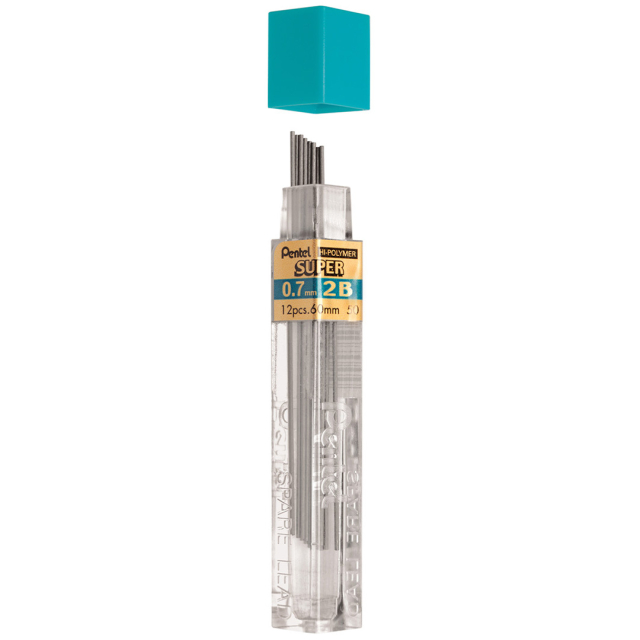 Hi-Polymer Mine 0,7 12er-Pack 2B in der Gruppe Stifte / Schreibwaren / Bleistiftminen bei Pen Store (130938)