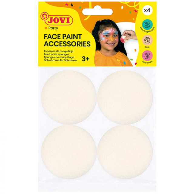 Make-up-Schwamm für Gesichtsfarbe 4er-Pack