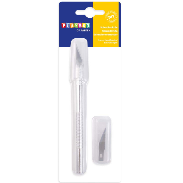 Schablonenmesser inkl. 5 Ersatzklingen
