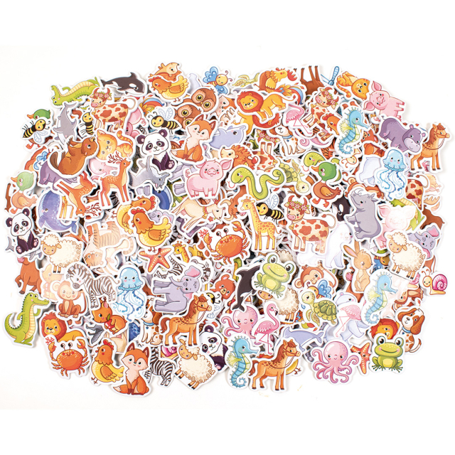 Soft Stickers Tiere 500 Stk 