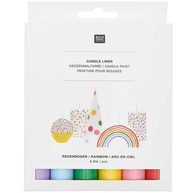 Candle Liner Kerzenfarben 30ml x 6er-Pack