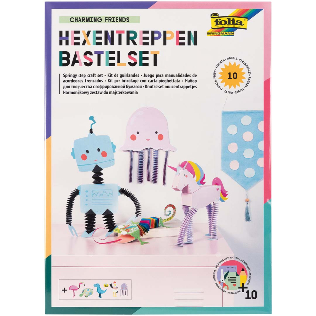 Hexentreppen Bastelset Friends 10er-Pack