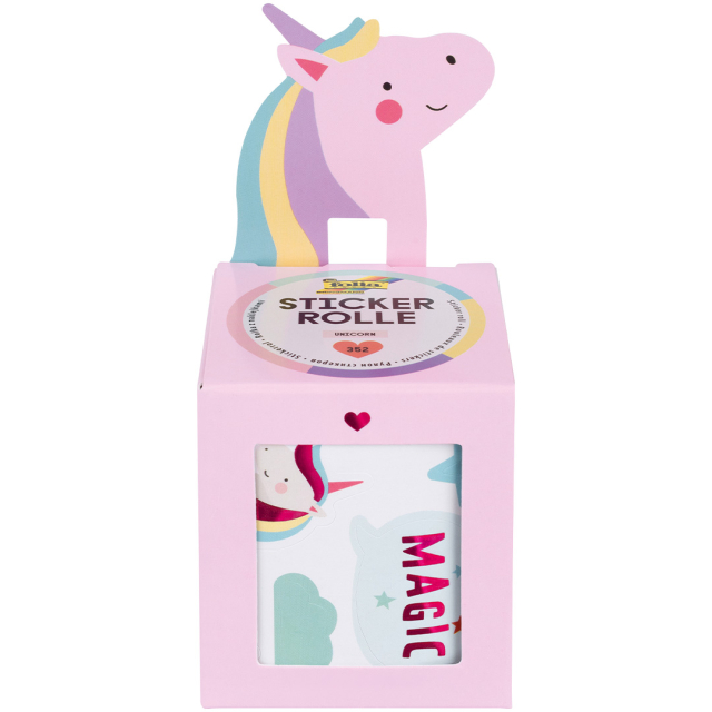 Stickerrolle Unicorn