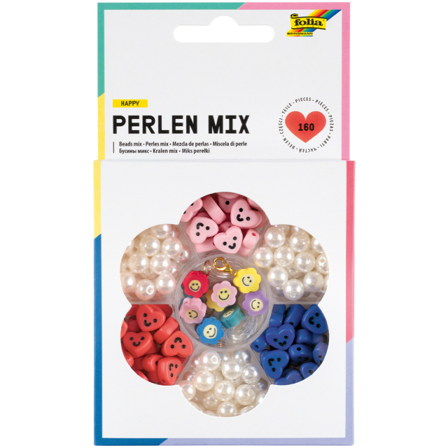 Perlen Mix Happy 160er-Pack