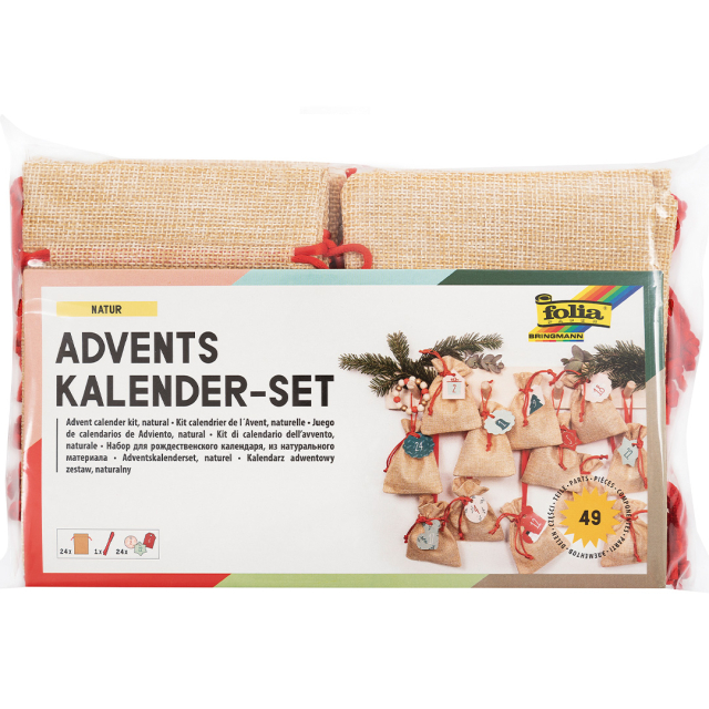 Advet Kalender Jutebeutel 24er-Pack