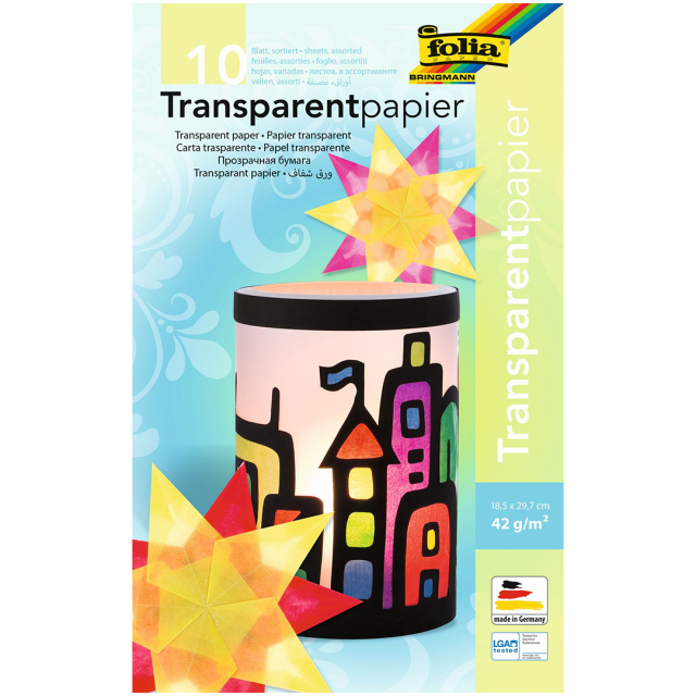Transparentes Papier 42 g/m² 10er-Pack