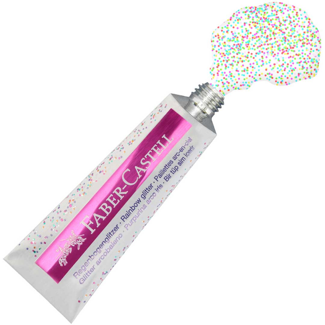 Regenbogenglitzer 2 Tuben