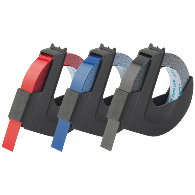 Embossing Label Tape 9mm x 3m Black  in der Gruppe Basteln & Hobby / Organisieren / Labelwriter bei Pen Store (131711)