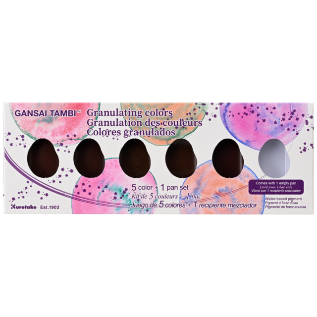 Gansai Tambi Akvarell 5er-set Granulating Colors