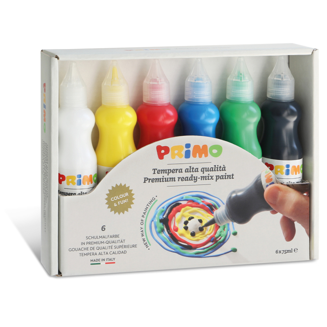 Poster paint Ready-mix 75 ml 6er-Set