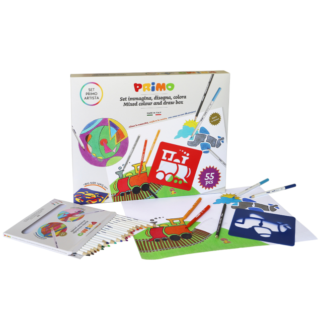 Colour box Mixed colour & draw 55er-Set
