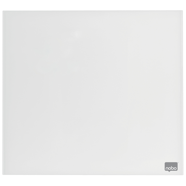 Glastafel Nobo 30x30 cm Weiß
