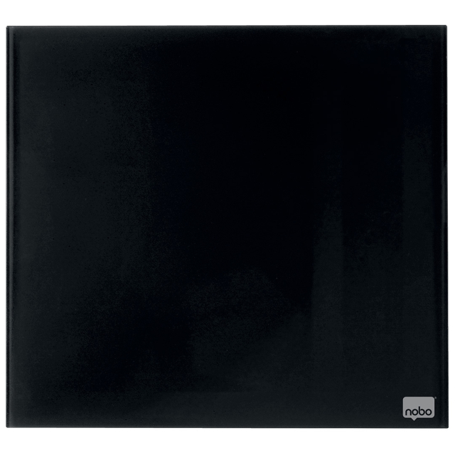 Glastafel Nobo 45x45 cm Schwarz