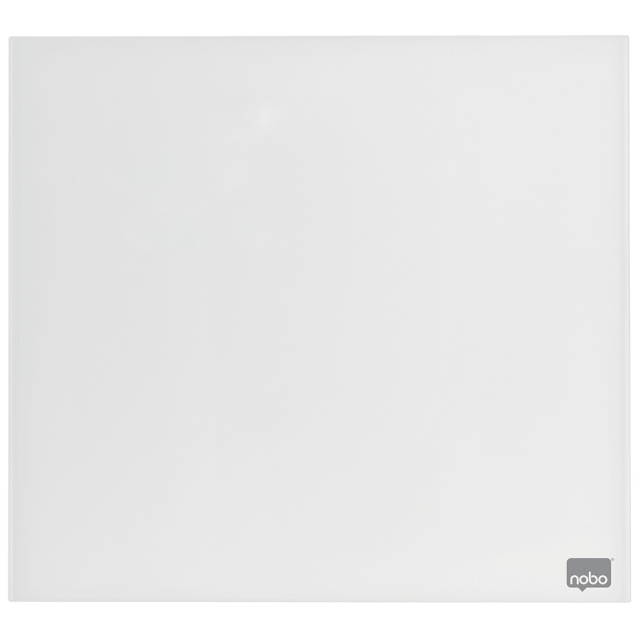 Glastafel Nobo 45x45 cm Weiß