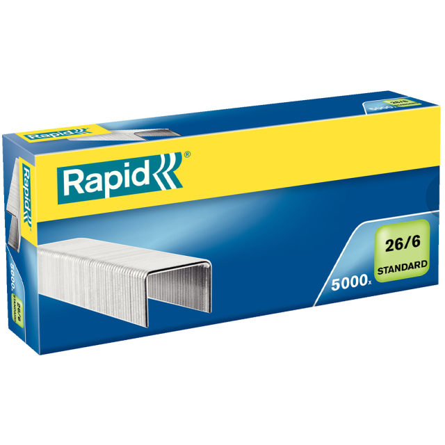 Heftklammern Standard 26/6 verzinkt 5000 Stück