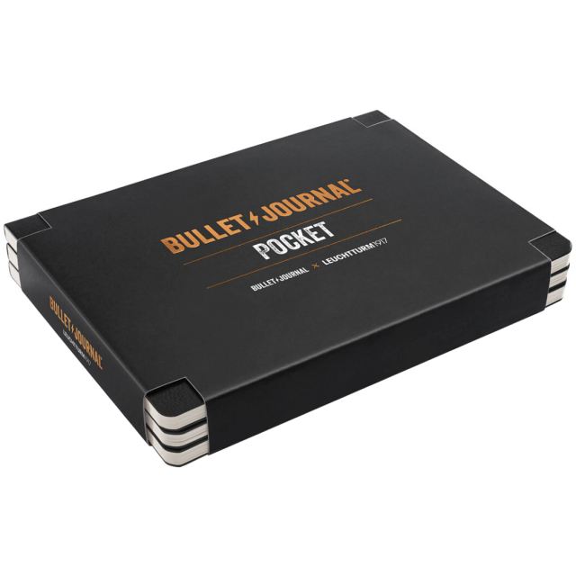 Bullet Journal Pocket 3er-Pack Black