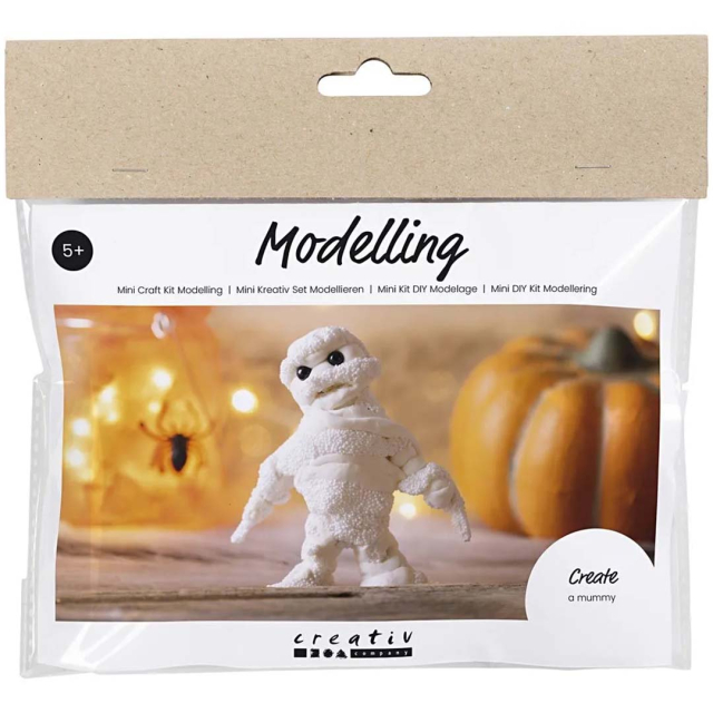 Mini-Bastelset Halloween-Mumie (ab 5 Jahren)