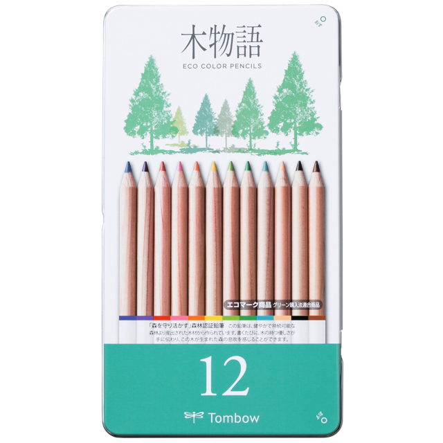 Ki-Monogatari Eco Buntstifte 12er-Set