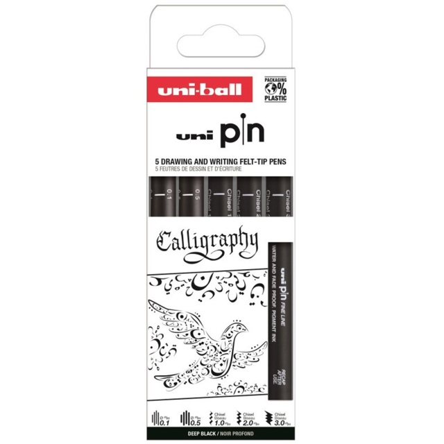 Pin Fine Line 5er-Set Calligraphy