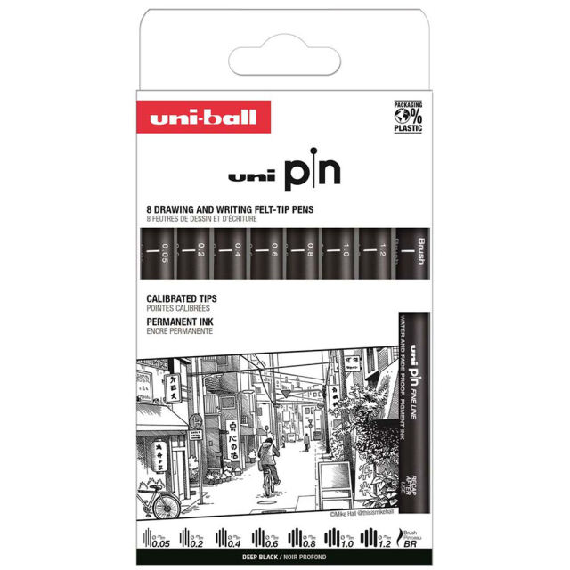 Pin Fine Line 8er-Set Classic 2